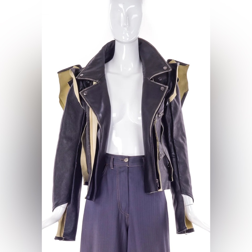 Maison Martin Margiela Black Leather Jacket - Picture 9 of 10